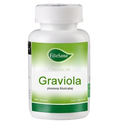 GRAVIOLA - FITOSANA , JAR  X 100 CAPSULES 350 MG