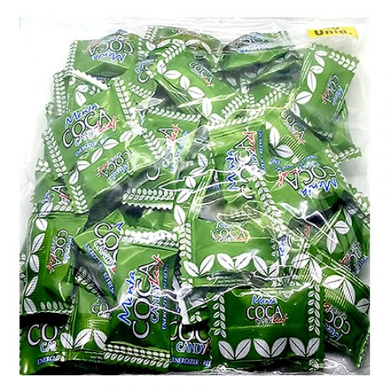 COCA ANDEAN CANDIES WITH MINT , BAG X 1 KG