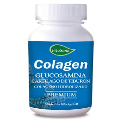 FITOSANA HYDROLYZED COLLAGEN &  GLUCOSAMINA  - JAR X 100 CAPSULES