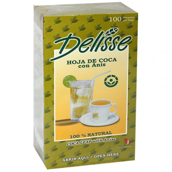 DELISSE - ANDEAN TEA WITH ANISE, BOX OF 100 TEA BAGS