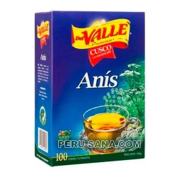 DEL VALLE  - ANISE TEA INFUSIONS, BOX OF 100 FILTER BAGS