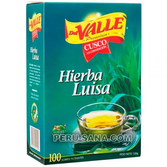 DEL VALLE - LEMON VERBENA TEA INFUSIONS, BOX OF 100 FILTER BAGS