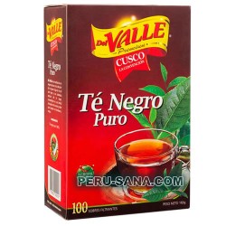 DEL VALLE - BLACK TEA INFUSIONS, BOX OF 100 FILTER BAGS