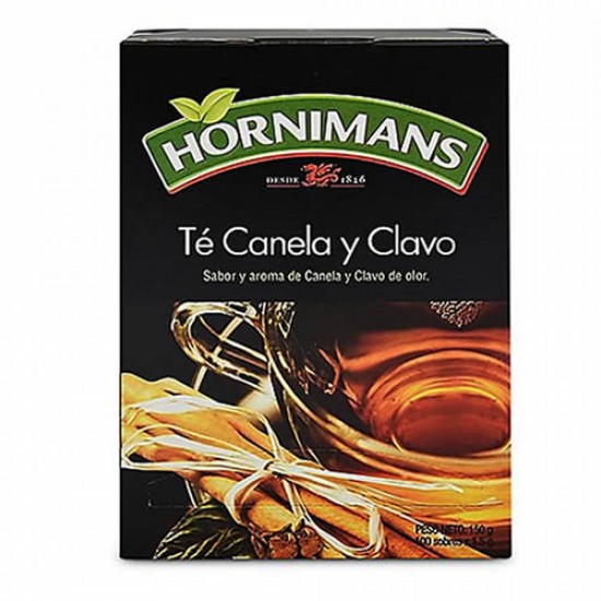 HORNIMANS - TEA,CINNAMON AND CLOVE  INFUSIONS - BOX OF 100 TEA BAGS
