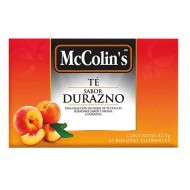 MCCOLIN'S PEACH TEA INFUSIONS , BOX OF 25 TEA BAGS