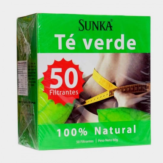 SUNKA - GREEN TEA INFUSION, BOX OF 50 TEA BAGS