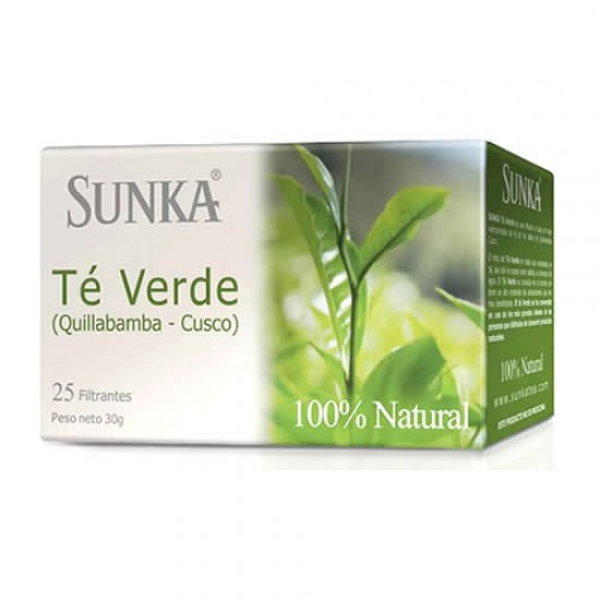 SUNKA - GREEN TEA INFUSION, BOX OF 25 UNITS