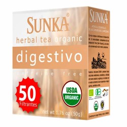 SUNKA DIGESTIVO TEA INFUSIONS, BOX OF 50 TEA BAGS