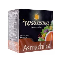 WAWASANA ASMACHILCA -  PERUVIAN TEA INFUSIONS , BOX OF 12 BAG FILTERS