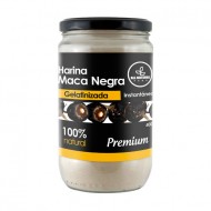 ALL NATURAL - PREMIUM  BLACK MACA GELATINIZED POWDER , BOTTLE X 400 GR