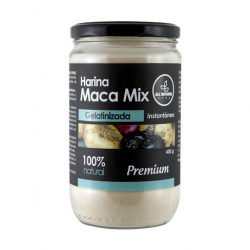 ALL NATURAL - PREMIUM MACA MIX GELATINIZED POWDER , BOTTLE X 400 GR