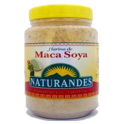 NATURANDES  - PERUVIAN MACA AND SOYA FLOUR POWDER - X 340 GR