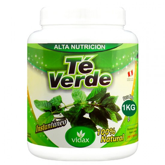 VIDAX - PERUVIAN ANDEAN GREEN TEA POWDER - BAG X 2 KG