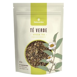 NATURANDES GREEN TEA HERBS INFUSIONS , BAG  X 50 GR