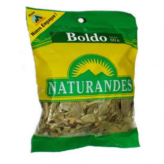 NATURANDES - PERUVIAN BOLDO LEAVES  , BAG  X 60 GR