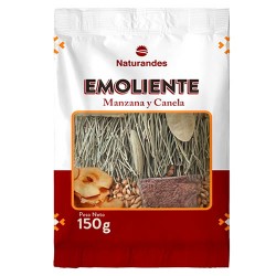 NATURANDES EMOLLIENT WITH APPLE & CINNAMON , BAG  X 150 GR