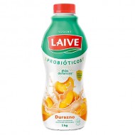 LAIVE YOGURT PEACH FLAVOR , BOTTLE X 1 LITER