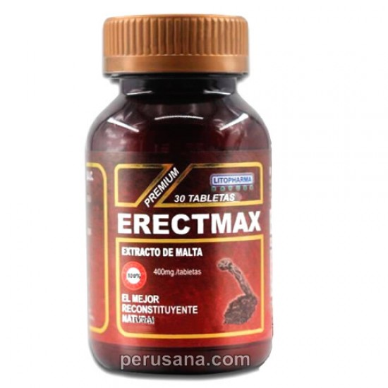 ERECTMAX PREMIUM SEXUAL ENHANCER AND VIGORIZING TABLETS - JAR X 30 UNITS