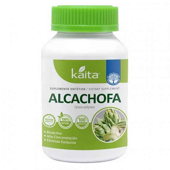 KAITA - PERUVIAN CAPSULES OF ARTICHOKE , JAR X 100 CAPSULES