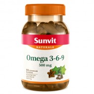 SUNVIT - SACHA INCHI OMEGA 3,6 AND 9 , JAR X 90 SOFT CAPSULES 500 MG